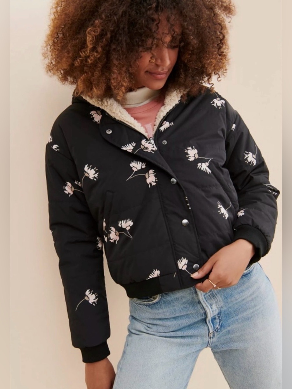 Anthropologie Puffer Jacket Medium